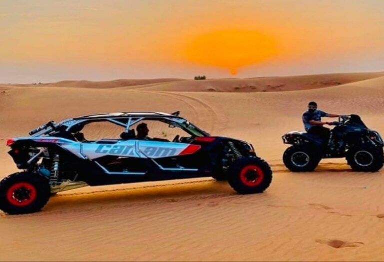 Four-Seater Can-Am Dune Buggy Dubai with Open Desert 1-Hour Quad bike Dubai