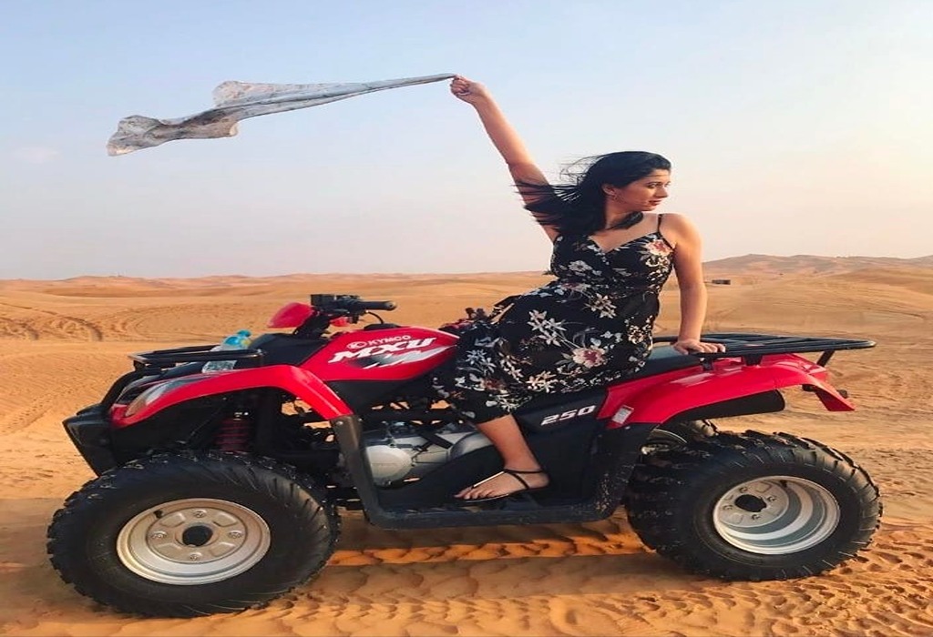 Single Seat Quad Bike Rental Dubai in Red Dunes for 1 Hour