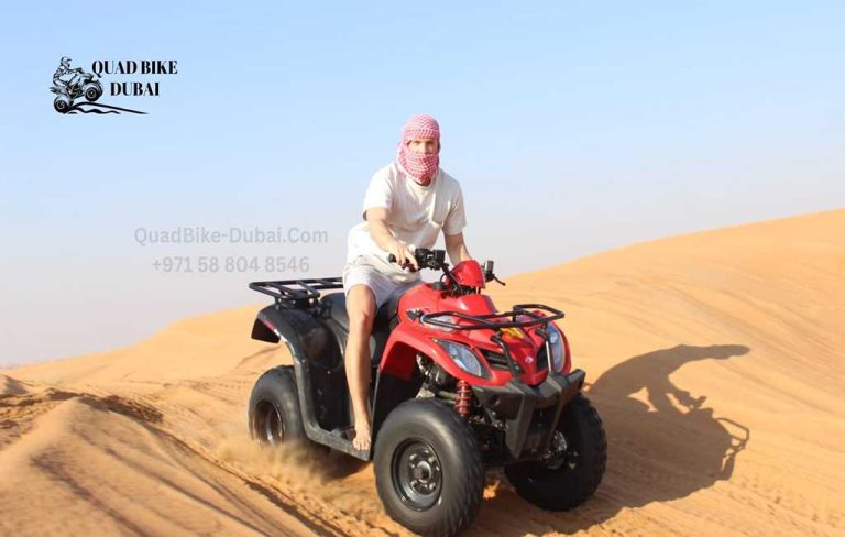Best Desert Sports Activity Dubai Quad Biking with Desert Safari
