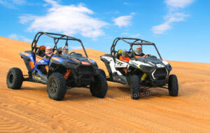 2 Seater Polaris RZR 1000 CC Dune Buggy Dubai Red Dunes Desert