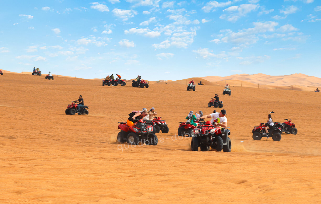Quad Biking Dubai Thrilled Desert Adventures Tour