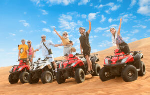 Red Dune Quad Bike Dubai Desert