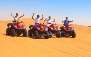 Red Dunes Single Seat Quad Bike Dubai | Best ATV Rental Dubai Price 30% Off